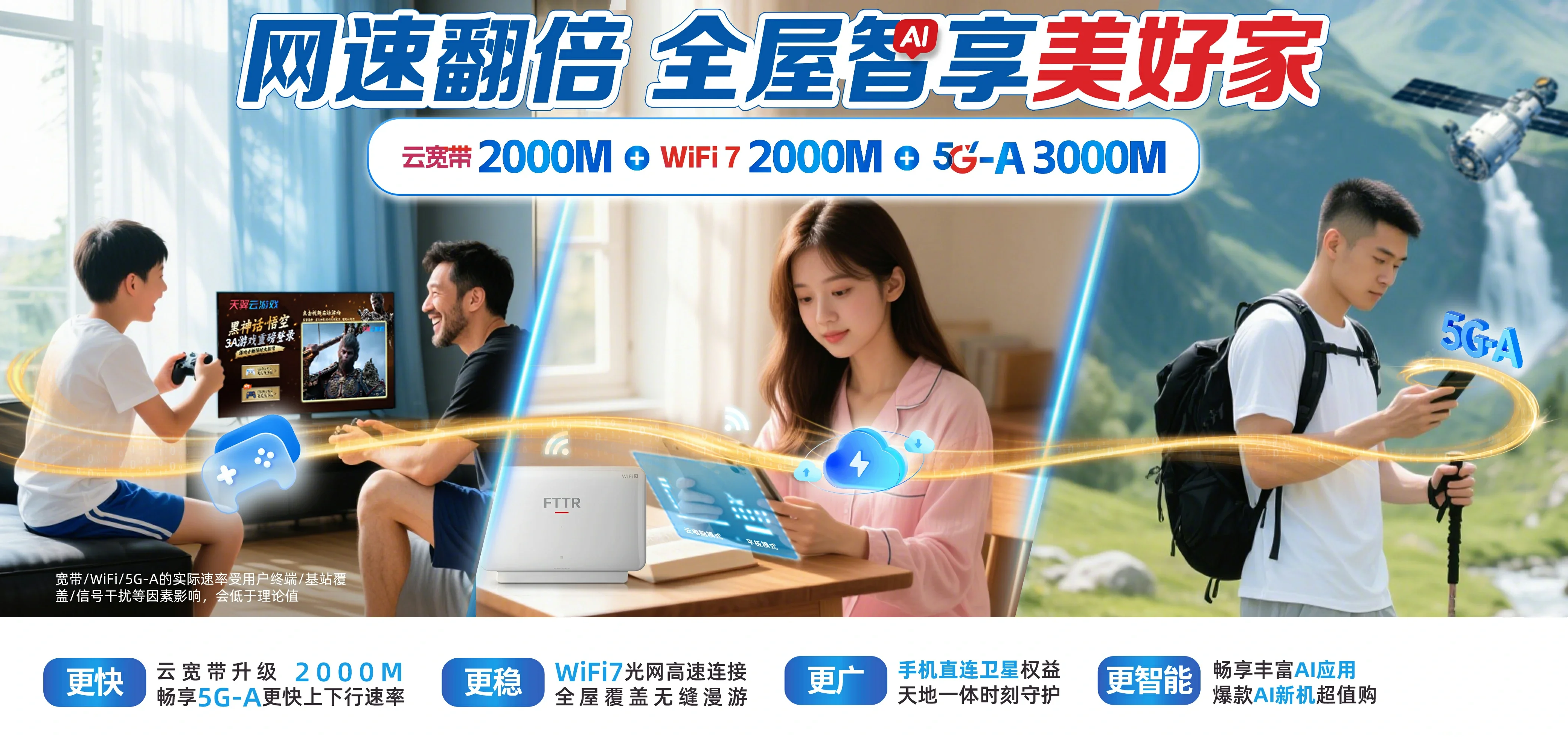 中国电信 商城县电信宽带 宽带套餐